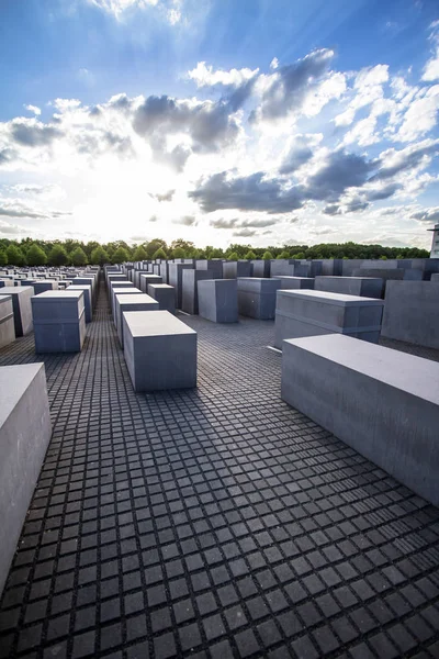 Memorial to the murdered Jews of Europe in Berlin — Stock Photo, Image