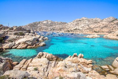 Spiaggia di Cala Coticcio, Sardegna, İtalya