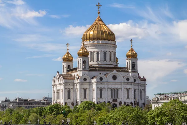 Kathedraal van Christus de Verlosser in Moskou, Rusland — Stockfoto