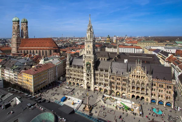 Panoramablick auf München, Deutschland — Stockfoto