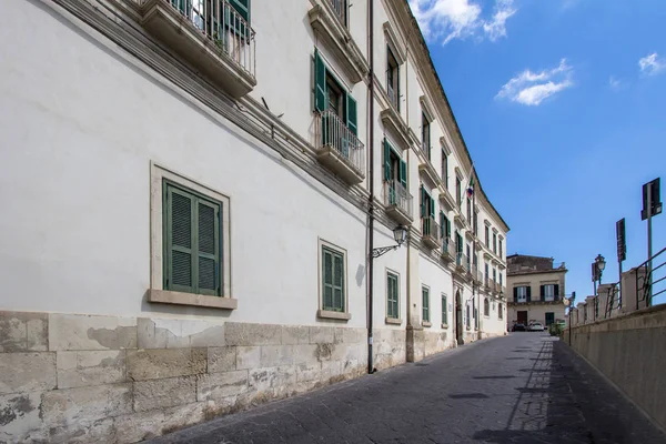 Ortigia Alley, Syracuse, Sicilya, İtalya — Stok fotoğraf