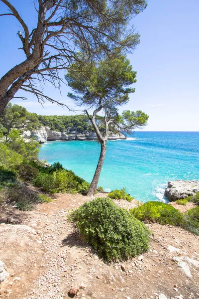 Cala Mitjana, Menorca, Spanje — Stockfoto