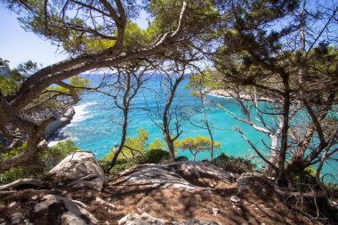 Seascape near Cala Mitjana, Menorca, Spain
