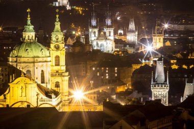 gece sahne Prag, Çek Cumhuriyeti