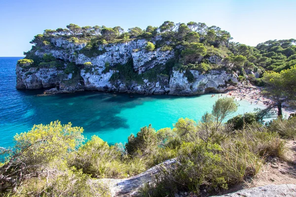 Macarelleta strand, Menorca, Spanje Spanje — Stockfoto