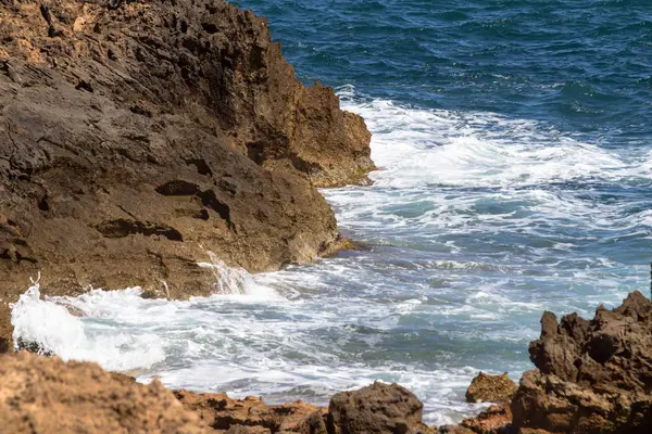 Paisaje marino cerca de Cala Pregonda, Menorca, España — Foto de Stock