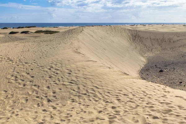 Maspalomas Sand Dune woestijn, Grand Canaria — Stockfoto