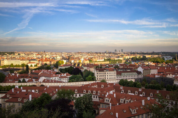 View of Prague from the Petrin Hill, Czech Republic