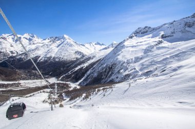 Funifor teleferik Asansör Saas-Fee, İsviçre