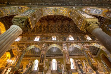 İç Palatine Şapel, Palermo, İtalya