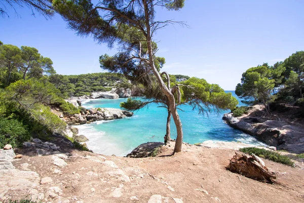 Cala Mitjana, Menorca, Spanje — Stockfoto