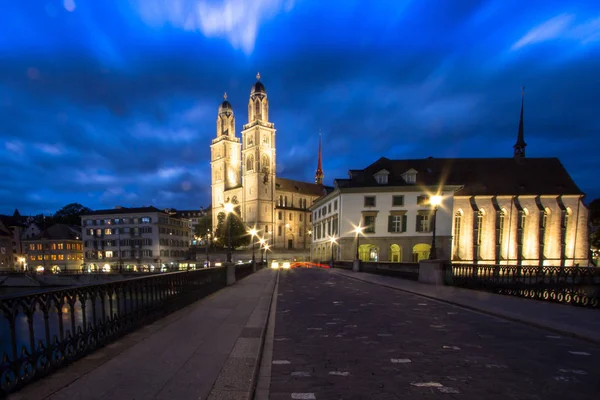 Grossmuenster v Curychu — Stock fotografie