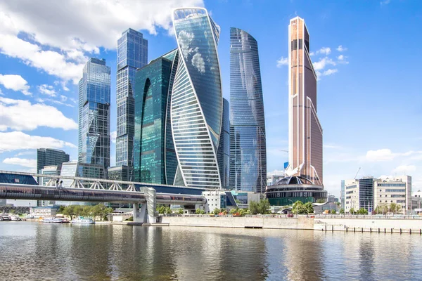 Бізнес-центр міста Москва, Росія — стокове фото