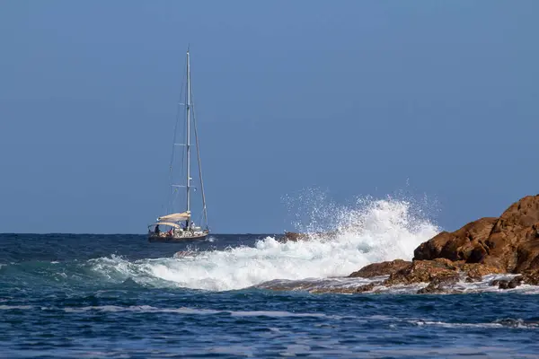 Seascape near Cala Pregonda, Menorca, Spain — Stock Photo, Image