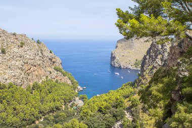 Bağlantı noktası Sa Calobra Mallorca, İspanya 