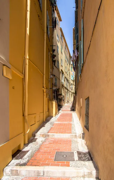 Casco antiguo Menton en Provenza, Francia — Foto de Stock