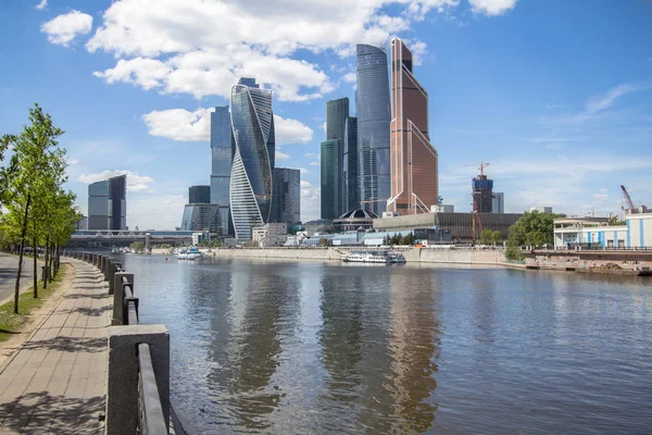 Business center Moscow-city, Rusland — Stockfoto