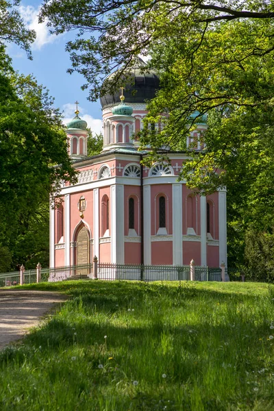 La Iglesia Alexander-Newski en la Colonia Rusa Alexandrowka, Alemania — Foto de Stock