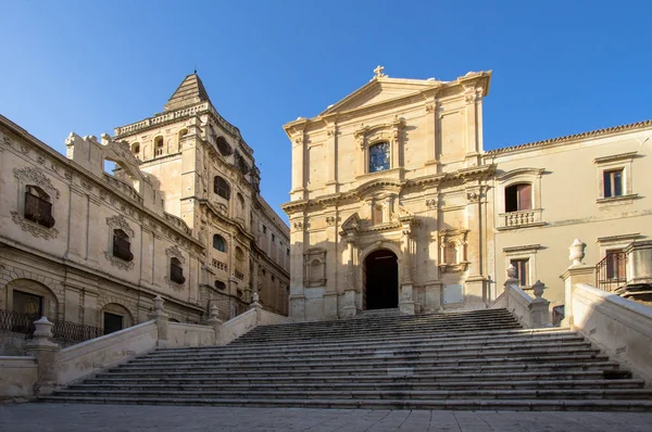 Kościół Świętego Franciszka, Noto, Włochy — Zdjęcie stockowe