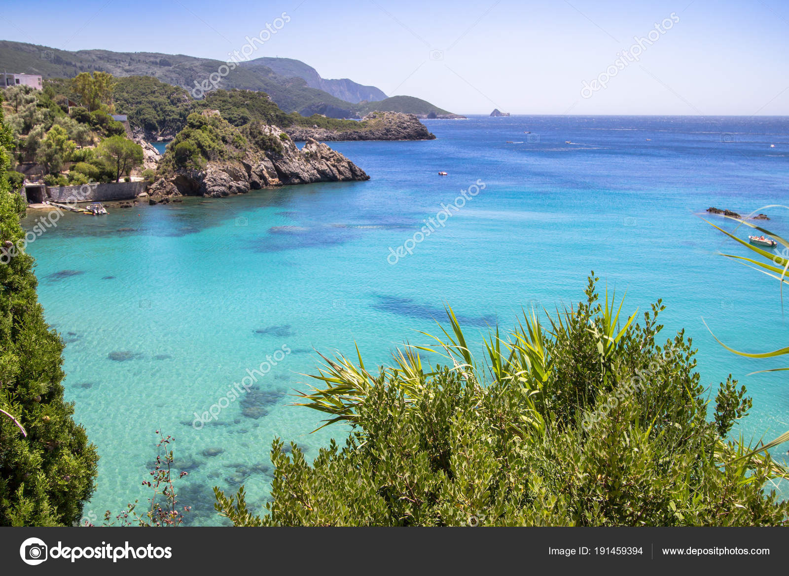 Akrotiri Beach Corfu Greece Stock Photo Cahkt 191459394 - 