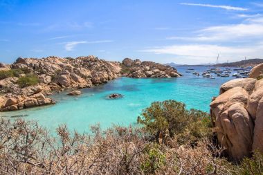 Spiaggia di Cala Coticcio, Sardegna, İtalya