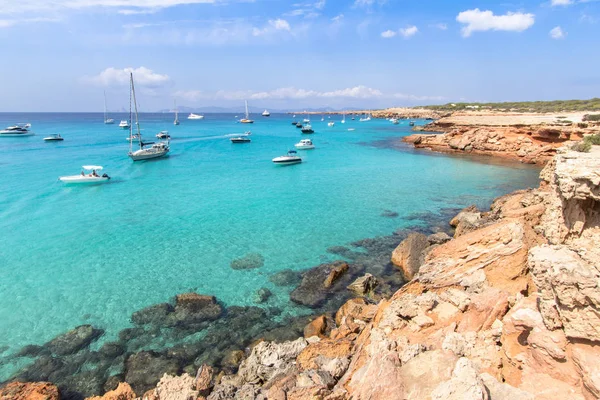 Cala Saona beach, Formentera, Spain — Stockfoto