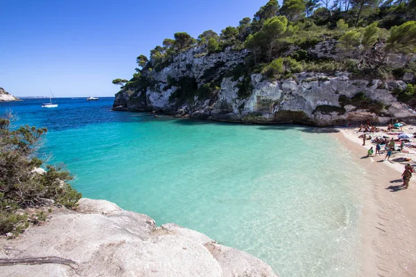 Macarelleta beach, Menorca, Spanyolország — Stock Fotó