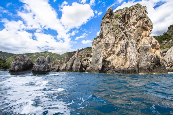Paesaggi isola di Corfù in Grecia — Foto Stock