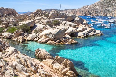 Spiaggia di Cala Coticcio, Sardegna, İtalya
