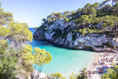 Macarelleta beach, Menorca, İspanya