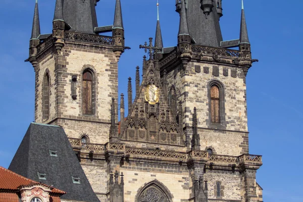 Iglesia de Tyn en Praga — Foto de Stock