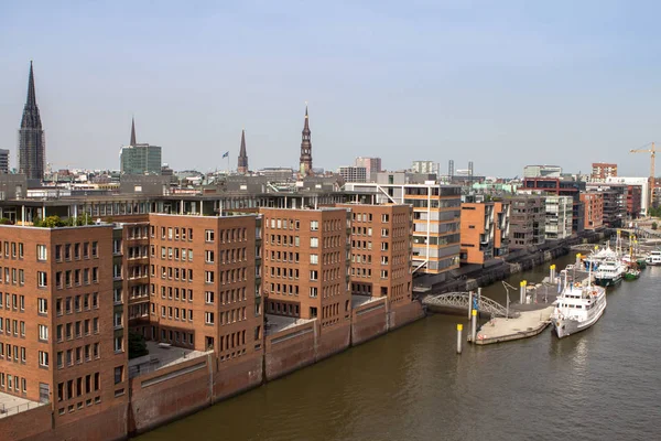 Speicherstadt - warehouse district in Hamburg, Germany — Stock Photo, Image