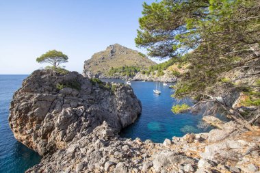 Bağlantı noktası Sa Calobra Mallorca, İspanya 