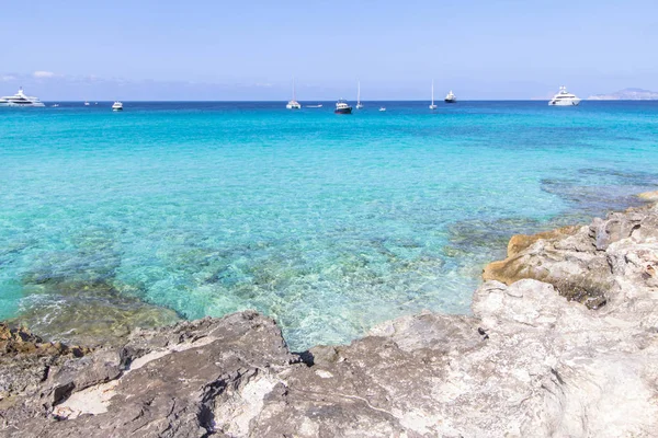 Praia Ses Illetas, Formentera, Espanha — Fotografia de Stock