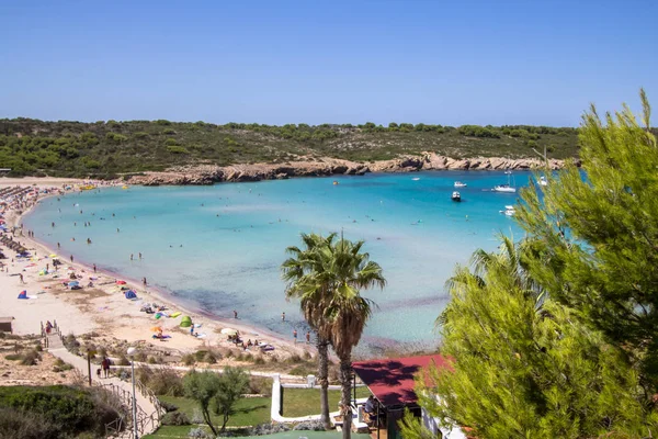 Praia Son Parc em Menorca, Espanha — Fotografia de Stock