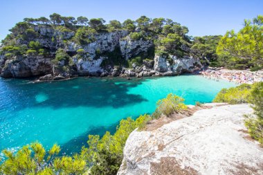 Macarelleta beach, Menorca, İspanya