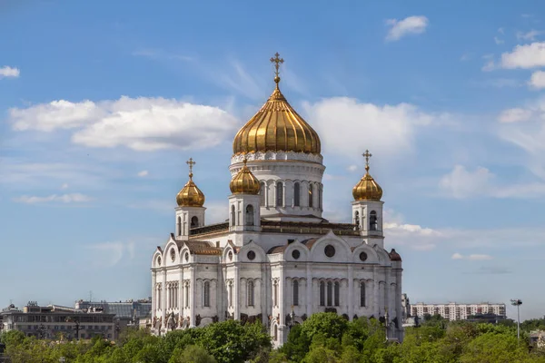 Kathedraal van Christus de Verlosser in Moskou, Rusland — Stockfoto