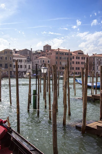 Canal grande, venecia, italia — Foto de Stock