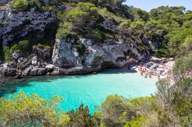 Macarelleta beach, Menorca, Spain clipart
