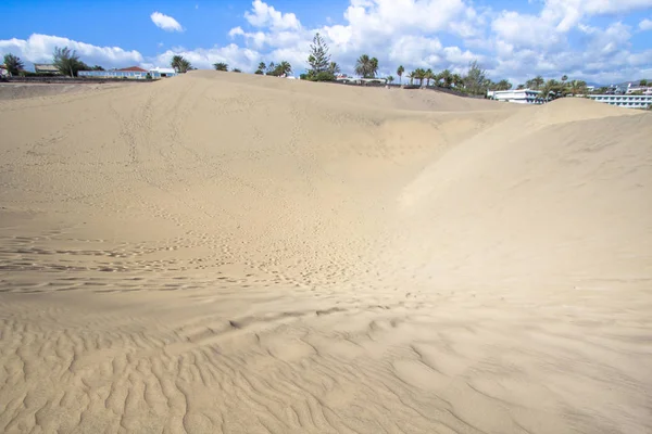 Deserto da Duna de Areia de Maspalomas, Grande Canária — Fotografia de Stock