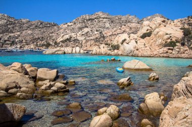 Spiaggia di Cala Coticcio, Sardegna, İtalya