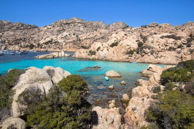 Spiaggia di Cala Coticcio, Sardegna, İtalya