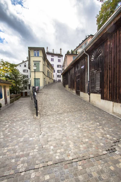 Zürichs gamla stan gatan — Stockfoto