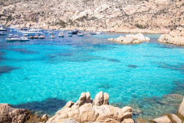 Spiaggia di Cala Coticcio, Sardegna, İtalya