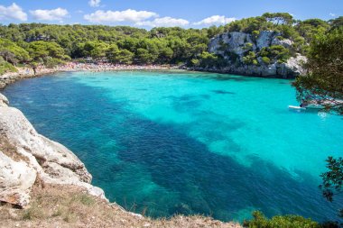 Macarella beach, Menorca, İspanya