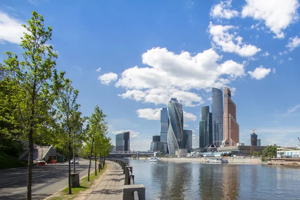 Business center Moscow-city, Rusland — Stockfoto