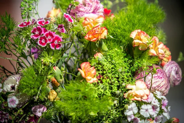 Kleurrijke Bloemenboeket — Stockfoto