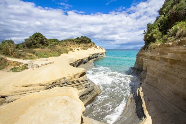 Canal D'Amour at Sidari, Corfu, Greece — Stock Photo, Image