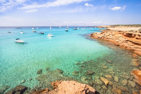 Cala Saona beach, Formentera, Spain — 图库照片