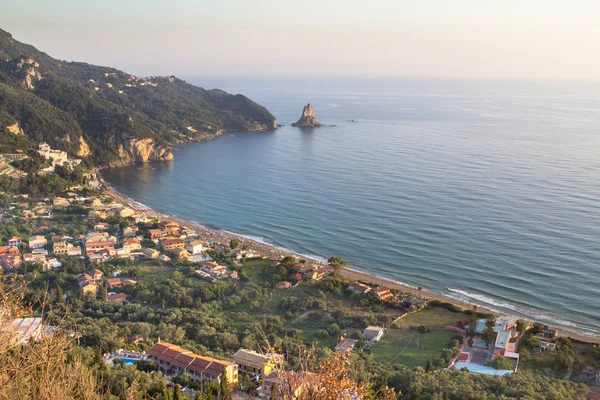 Agios Gordios Strand, Insel Korfu, Griechenland — Stockfoto